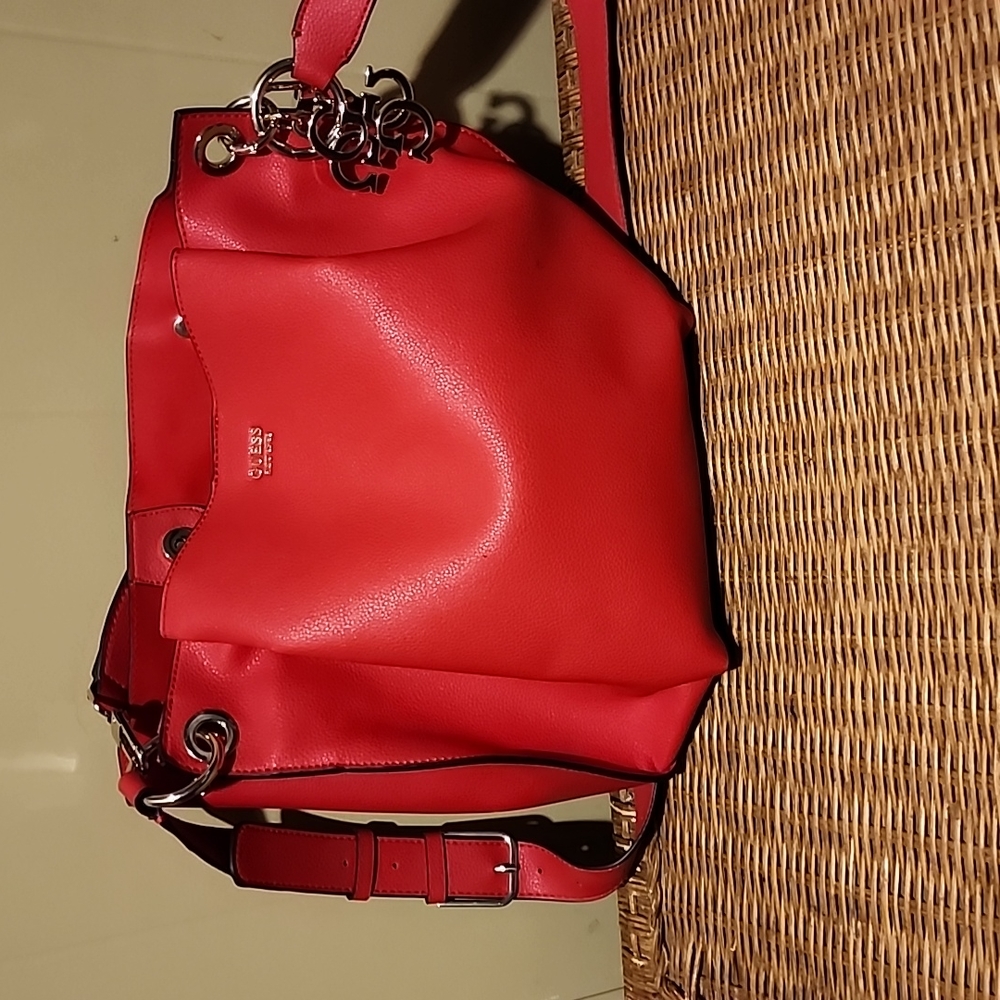 Guess Tote Bag - red